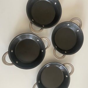 NEW PRICE! CALPHALON-RARE S/4 Au Gratin 7” Pans